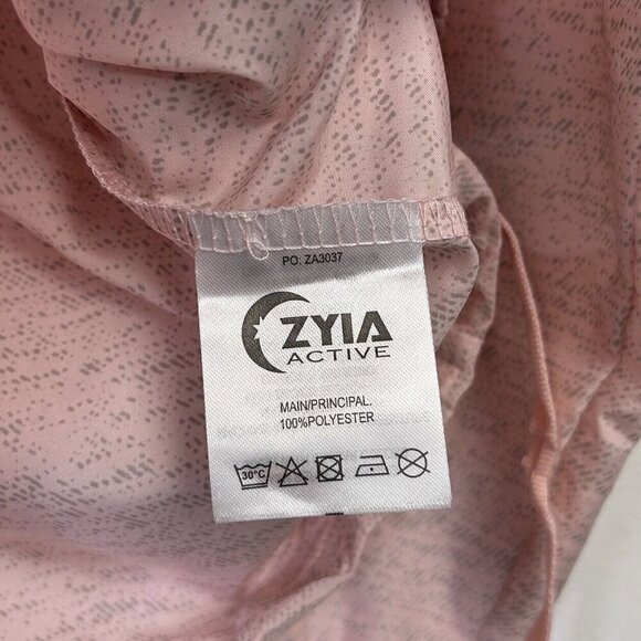 NEW Zyia Pink Bomber Jacket Womens Size Small Hooded Windbreaker - Picture 9 of 10